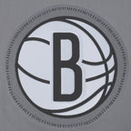 NBA BROOKLYN NETS DIY PICK STITCH T-SHIRT EN JERSEY SIMPLE POUR HOMME (GRIS)
