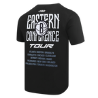 NBA BROOKLYN NETS CITY TOUR 2.0 MEN'S COTTON JERSEY DROP SHOULDER TEE (BLACK)