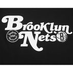 NBA BROOKLYN NETS SOUVENIR MEN'S SINGLE JERSEY TEE (BLACK)