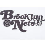 NBA BROOKLYN NETS SOUVENIR MEN'S SINGLE JERSEY TEE (WHITE)