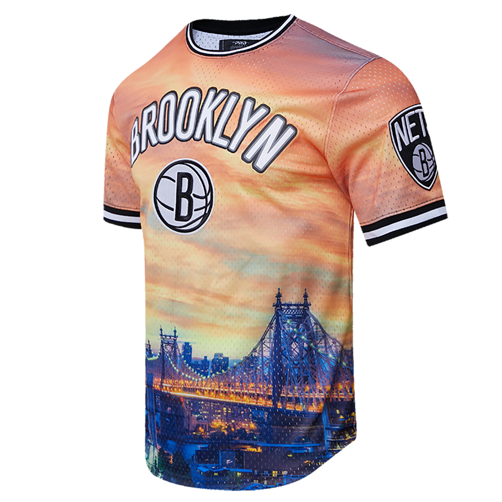 NBA BROOKLYN NETS CITY SCAPE MESH MEN'S JERSEY (NY2)