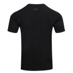 NBA BROOKLYN NETS RETRO CLASSIC MEN'S STRIPED TEE (BLACK/GRAY)