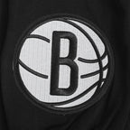 NBA BROOKLYN NETS WINGSPAN T-SHIRT À MANCHES LONGUES ET À ÉPAULES TOMBANTES POUR HOMME (NOIR)
