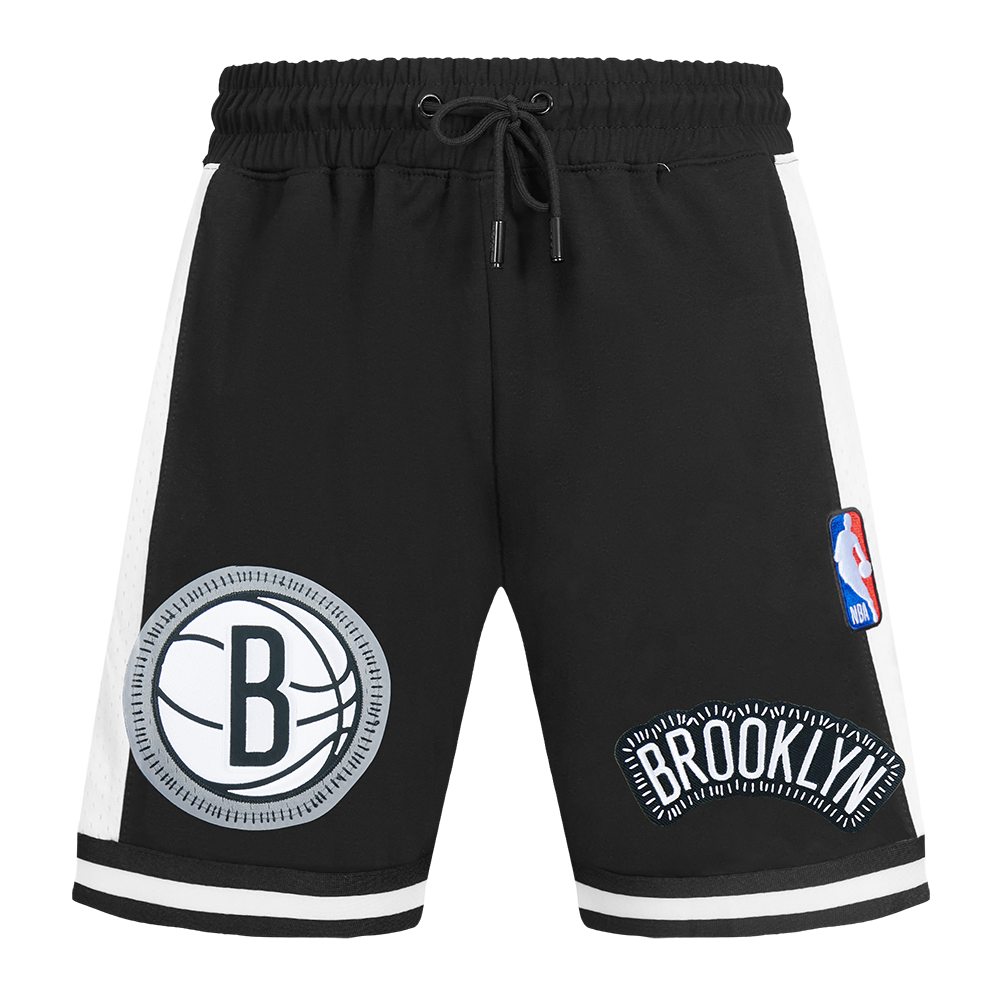 NBA BROOKLYN NETS DIY PICK STITCH SHORT EN MAILLE DOUBLE 2.0 POUR HOMME (NOIR)
