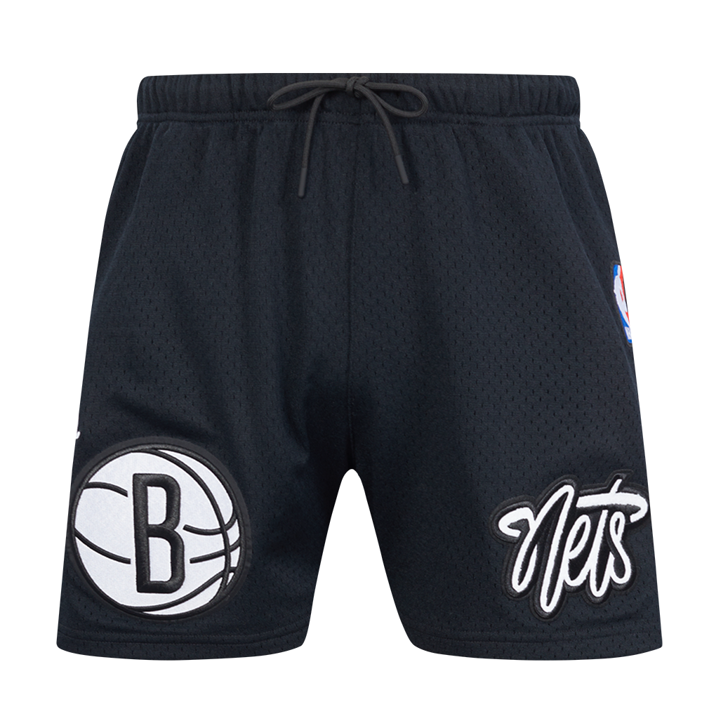 NBA BROOKLYN NETS SOUVENIR MEN'S MESH SHORT (BLACK)