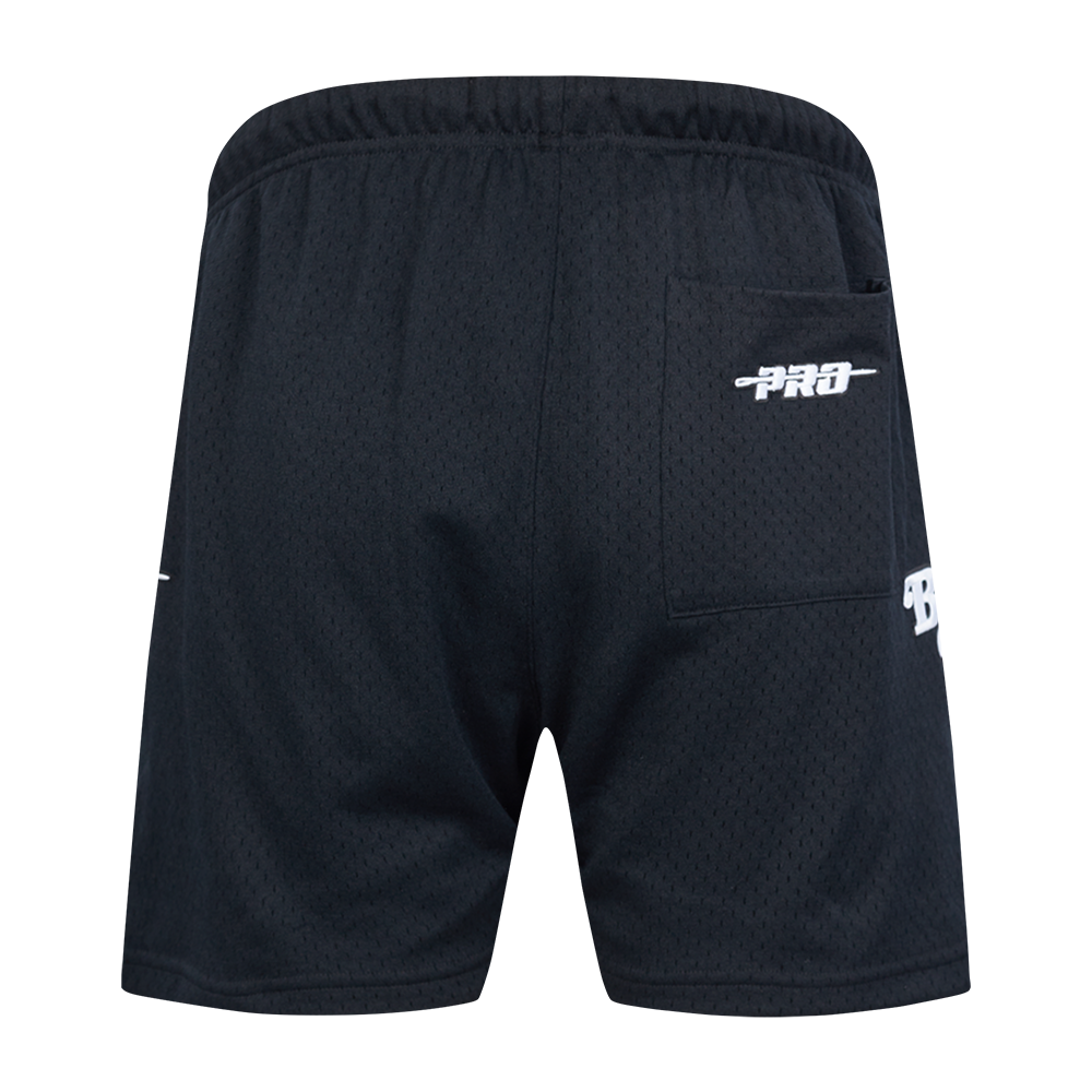 NBA BROOKLYN NETS SOUVENIR MEN'S MESH SHORT (BLACK)