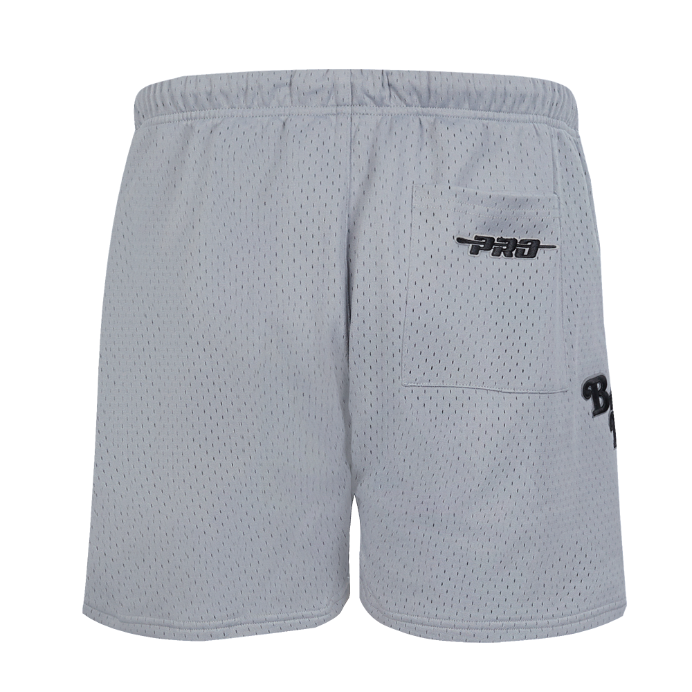 NBA BROOKLYN NETS SOUVENIR MEN'S MESH SHORT (GRAY)