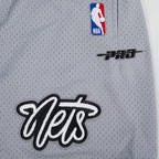 NBA BROOKLYN NETS SOUVENIR MEN'S MESH SHORT (GRAY)