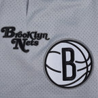 NBA BROOKLYN NETS SOUVENIR MEN'S MESH SHORT (GRAY)