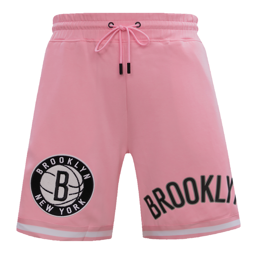 NBA BROOKLYN NETS CLASSIC CHENILLE MEN'S SHORT (PINK)