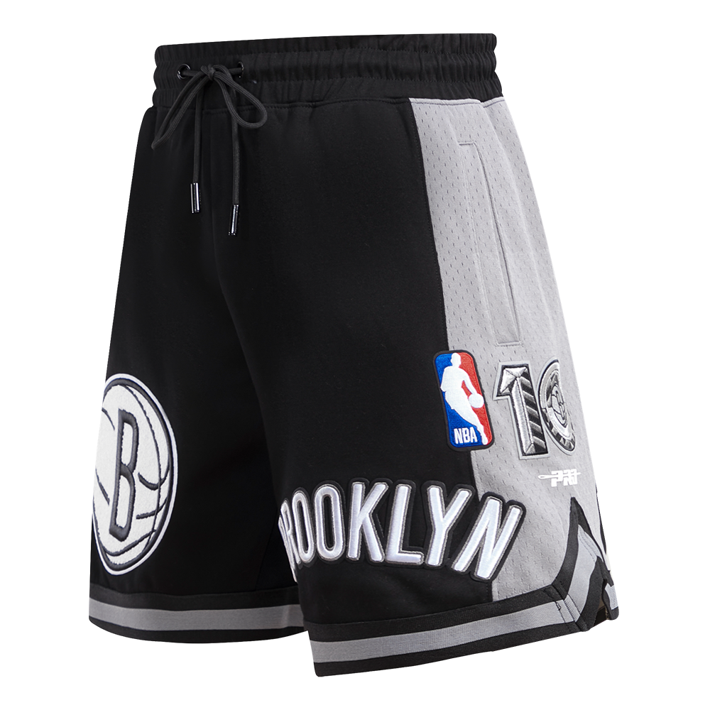 NBA BROOKLYN NETS RETRO CLASSIC SHORT 2.0 POUR HOMME (NOIR/GRIS)