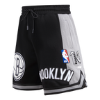 NBA BROOKLYN NETS RETRO CLASSIC SHORT 2.0 POUR HOMME (NOIR/GRIS)
