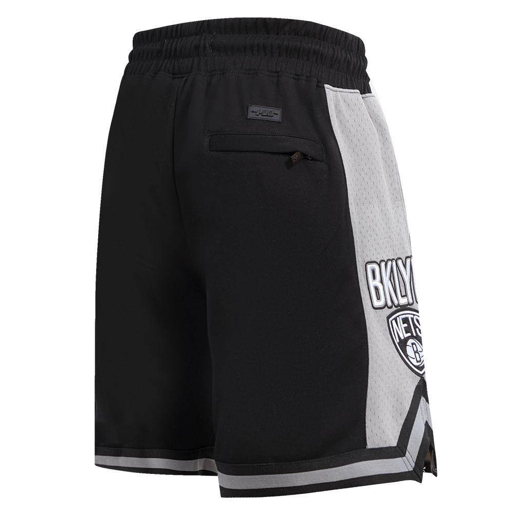NBA BROOKLYN NETS RETRO CLASSIC SHORT 2.0 POUR HOMME (NOIR/GRIS)