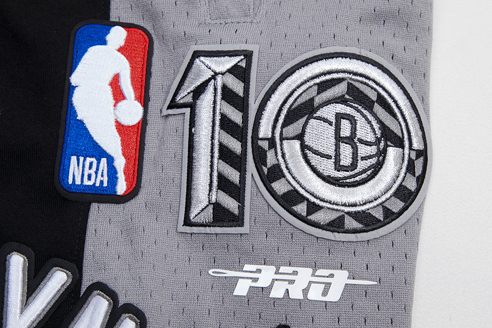 NBA BROOKLYN NETS RETRO CLASSIC SHORT 2.0 POUR HOMME (NOIR/GRIS)