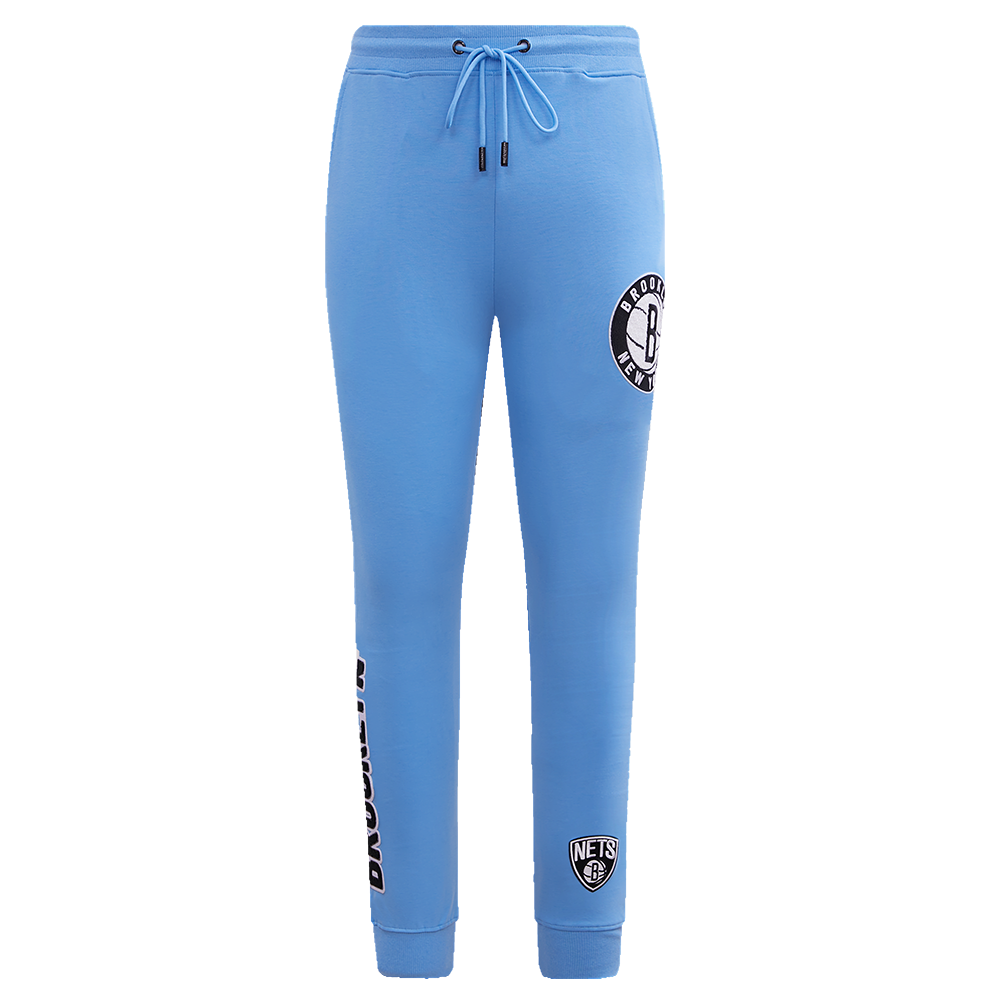 NBA BROOKLYN NETS CLASSIC CHENILLE MEN'S JOGGER (UNIVERSITY BLUE)