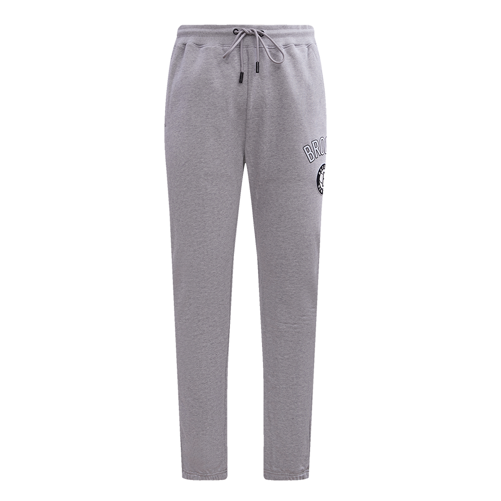 NBA BROOKLYN NETS CLASSIC MEN'S SWEATPANT (HEATHER GREY)