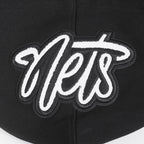NBA BROOKLYN NETS SOUVENIR CHANDAIL À CAPUCHON EN MOLLETON POUR HOMME (NOIR)