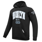 NBA BROOKLYN NETS CITY ARCH MEN'S FLC PO HOODIE (BLACK)