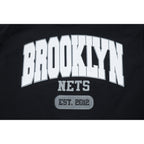NBA BROOKLYN NETS CITY ARCH MEN'S FLC PO HOODIE (BLACK)