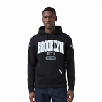 NBA BROOKLYN NETS CITY ARCH MEN'S FLC PO HOODIE (BLACK)