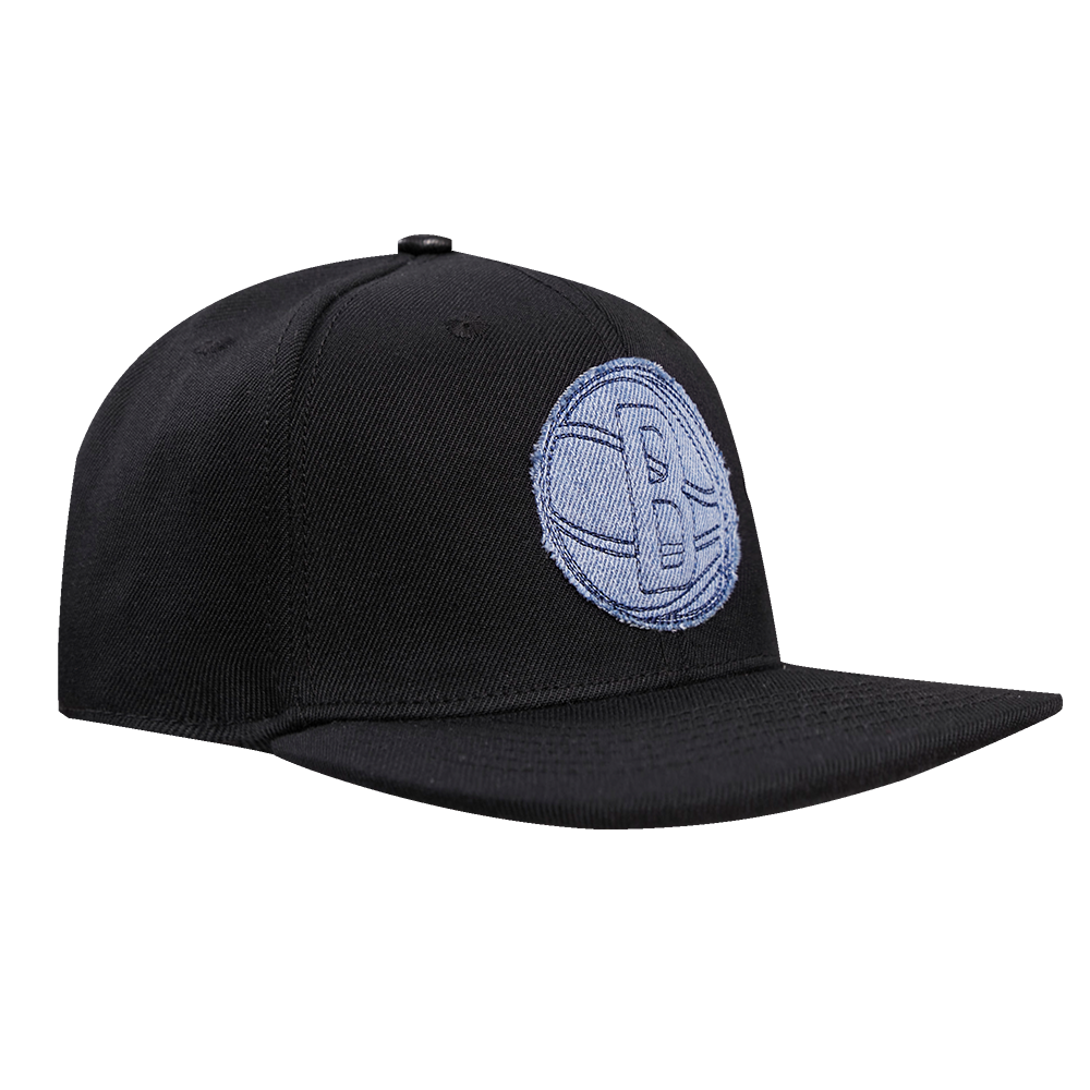 NBA BROOKLYN NETS VARSITY BLUES UNISEX WOOL SNAPBACK HAT (BLACK)