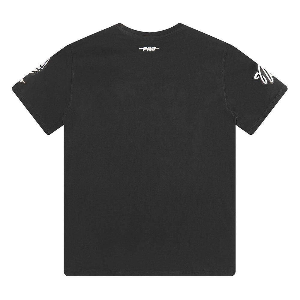 NBA BROOKLYN NETS CLASSIC BIG BOY'S SINGLE JERSEY TEE (BLACK)