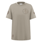 NBA BROOKLYN NETS NEUTRAL T-SHIRT EN JERSEY SIMPLE POUR GARÇON JUNIOR (TAUPE)