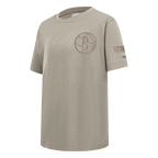 NBA BROOKLYN NETS NEUTRAL T-SHIRT EN JERSEY SIMPLE POUR GARÇON JUNIOR (TAUPE)