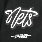 NBA BROOKLYN NETS RETRO CLASSIC SINGLE JERSEY BIG BOY'S SINGLE JERSEY TEE (BLACK)
