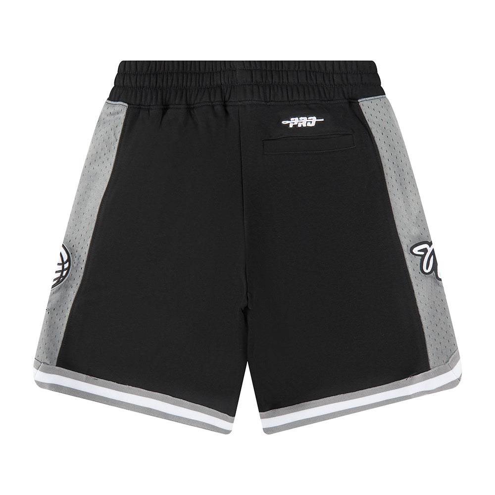 NBA BROOKLYN NETS CLASSIC BIG BOYS FLEECE 2.0 SHORT (BLACK/GRAY)