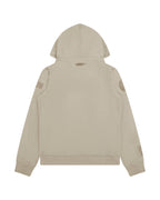 NBA BROOKLYN NETS NEUTRAL BIG BOY'S FLEECE PULLOVER HOODIE (TAUPE)