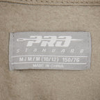 NBA BROOKLYN NETS NEUTRAL BIG BOY'S FLEECE PULLOVER HOODIE (TAUPE)