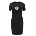 NBA BROOKLYN NETS CLASSIC ROBE MOULANTE POUR FEMME (NOIR)