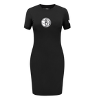 NBA BROOKLYN NETS CLASSIC ROBE MOULANTE POUR FEMME (NOIR)