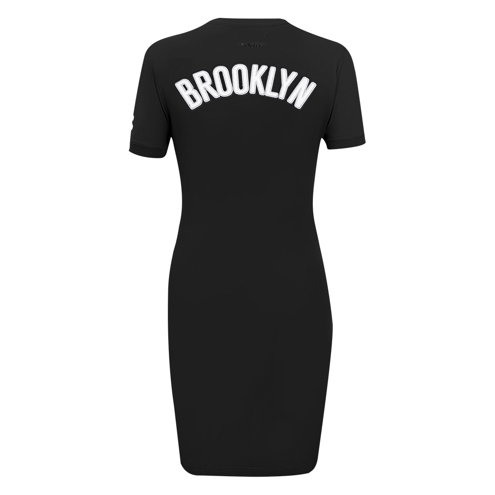 NBA BROOKLYN NETS CLASSIC ROBE MOULANTE POUR FEMME (NOIR)