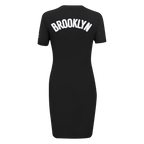 NBA BROOKLYN NETS CLASSIC ROBE MOULANTE POUR FEMME (NOIR)