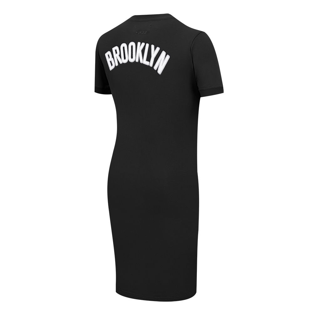 NBA BROOKLYN NETS CLASSIC ROBE MOULANTE POUR FEMME (NOIR)