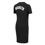 NBA BROOKLYN NETS CLASSIC ROBE MOULANTE POUR FEMME (NOIR)