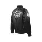 NBA BROOKLYN NETS CLASSIC BLOUSON EN SATIN POUR GARÇON JUNIOR (NOIR)