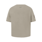 NBA BROOKLYN NETS NEUTRAL T-SHIRT À MANCHES COURTES ET À COUPE CARRÉE POUR FILLE JUNIOR (TAUPE)