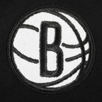 NBA BROOKLYN NETS CLASSIC CHANDAIL À CAPUCHON EN MOLLETON À GLISSIÈRE POUR FILLE JUNIOR (NOIR)