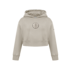 NBA BROOKLYN NETS NEUTRAL CHANDAIL À CAPUCHON EN MOLLETON POUR FILLE JUNIOR (TAUPE)