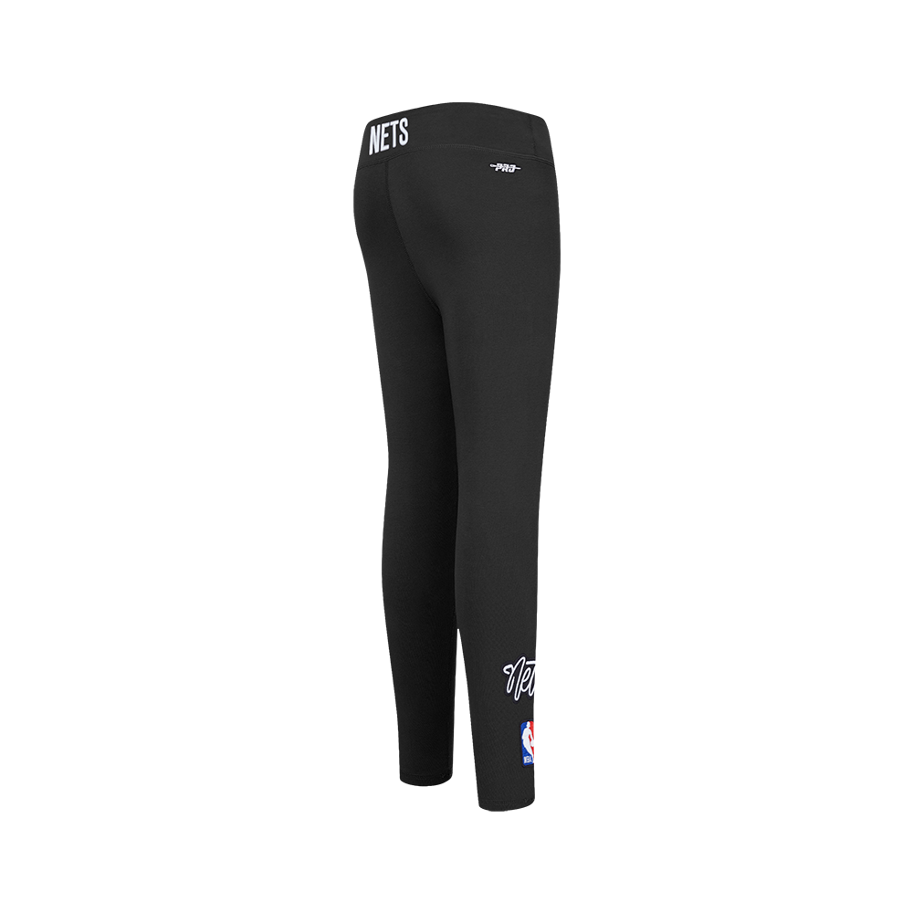 NBA BROOKLYN NETS CLASSIC BIG GIRL'S LEGGING (BLACK)