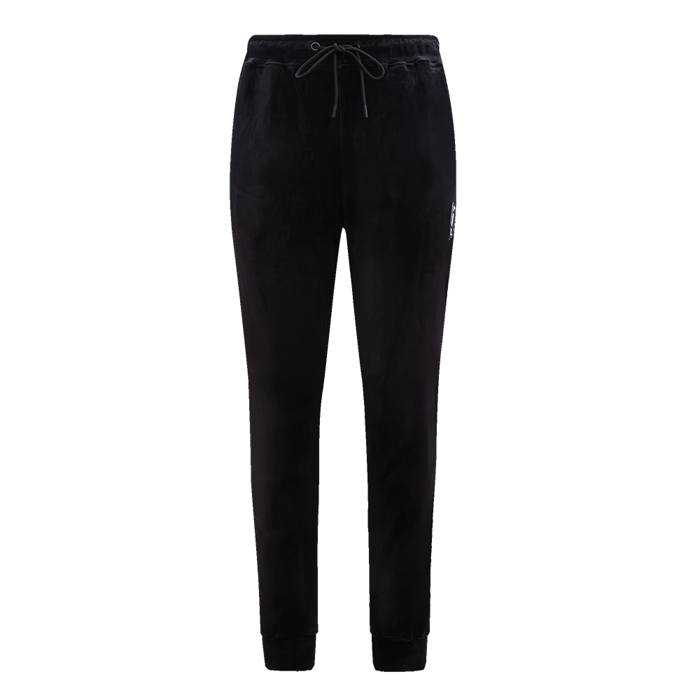 NBA BROOKLYN NETS CLASSIC WOMEN'S VELOUR JOGGER (BLACK)