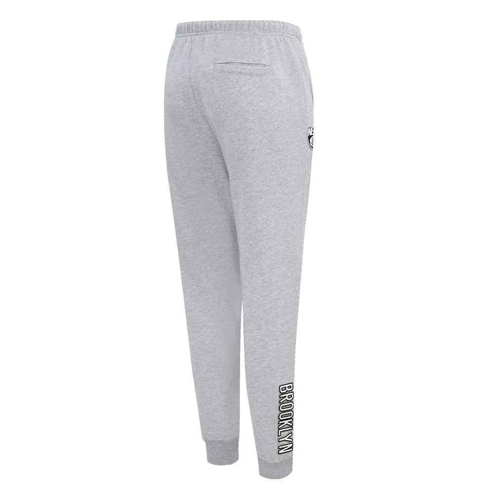 NBA BROOKLYN NETS CLASSIC PANTALON OUATÉ POUR FEMME (GRIS CHINÉ)