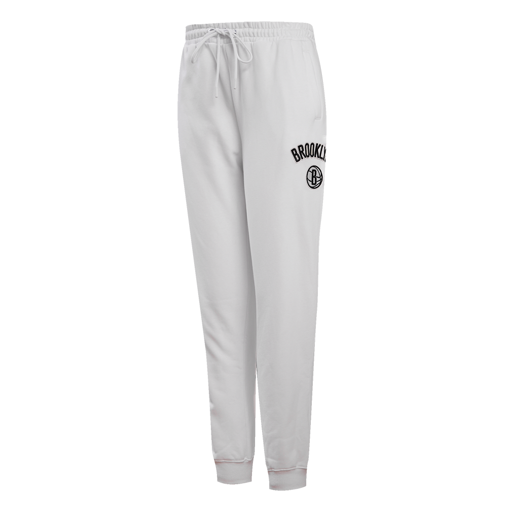 NBA BROOKLYN NETS CLASSIC PANTALON OUATÉ POUR FEMME (BLANC)
