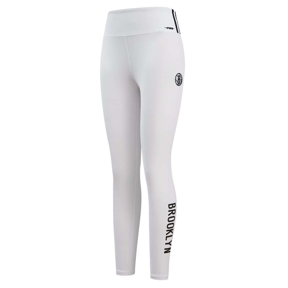 NBA BROOKLYN NETS CLASSIC LEGGING EN JERSEY POUR FEMME (BLANC)