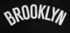 NBA BROOKLYN NETS CLASSIC BLOUSON COLLÉGIAL EN LAINE POUR FEMME (NOIR DE JAIS)