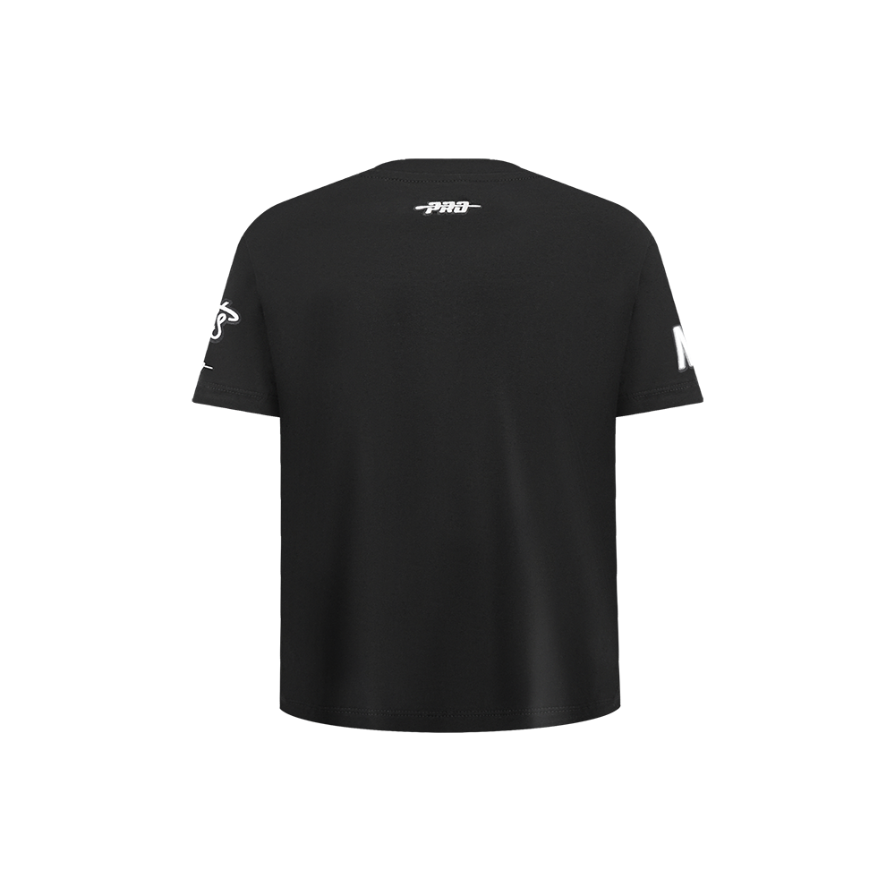 NBA BROOKLYN NETS RETRO CLASSIC LITTLE BOY'S SHORT SLEEVE TEE (BLACK)