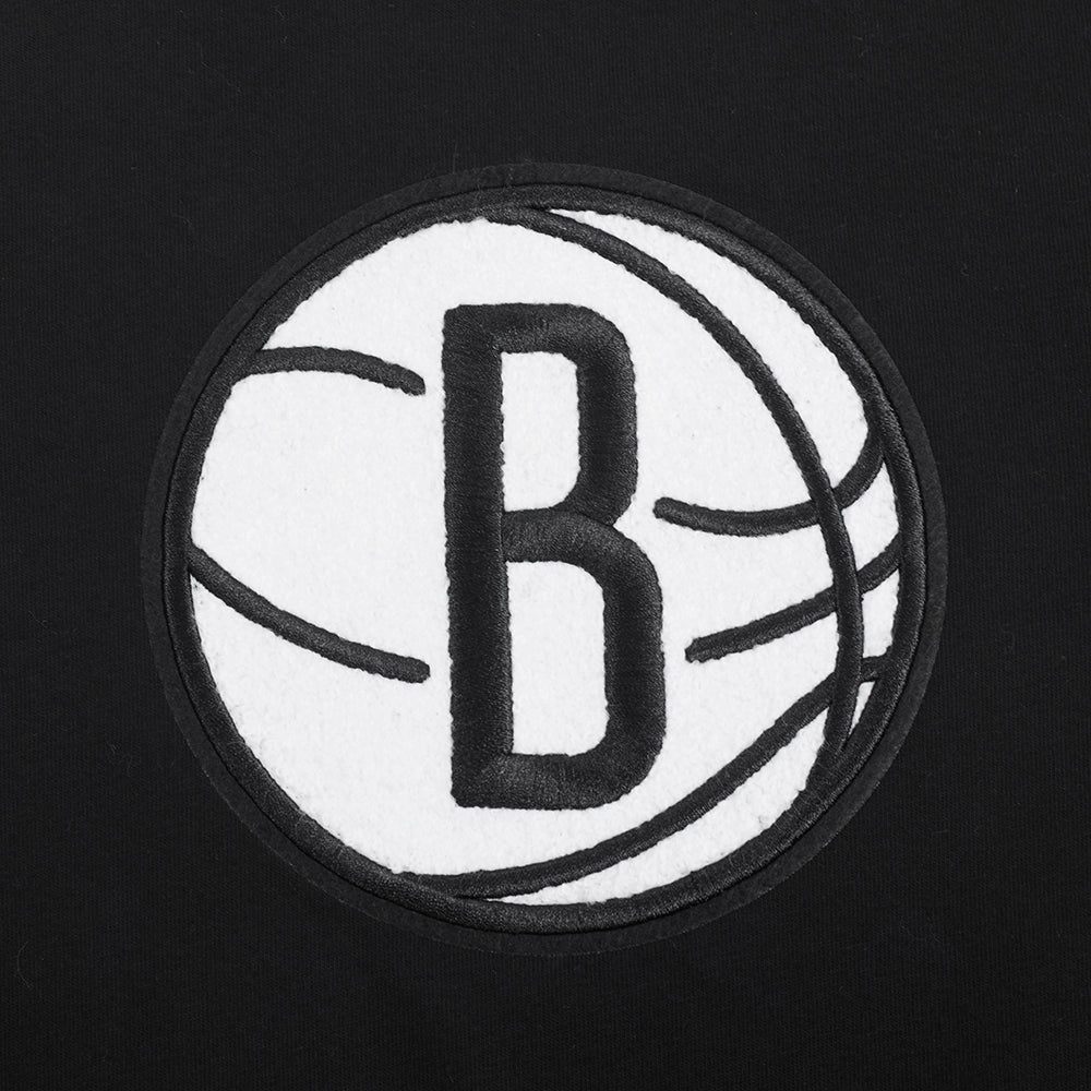 NBA BROOKLYN NETS RETRO CLASSIC LITTLE BOY'S SHORT SLEEVE TEE (BLACK)
